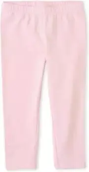 the Children's Place Girls Cotton Capri Leggings Shell Single Pink XL Plus