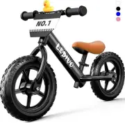 Toddler Balance Bike 2 Year Old Age 24 Months to 5 Years Old 12 Inch Push Bicycl