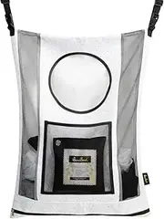 AIR PURIFYING & ODOR ELIMINATING Small Hamper for Specialty Loads - Hanging Laundry Hamper Bag - Nursery Hamper & Potty Training Kids Hamper - Hanging Hamper - Over the Door Laundry Hamper