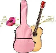 Guitar Bag Pink Waterproof Guitar Shoulder Handbag Folk Guitar Backpack Bag Perfect for Travelling