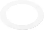 uxcell 3.6" ID 4.9" OD Light Trim Ring, White Goof Ring Matte Circular Light Cover Lighting Fixture for Ceiling Wall Recessed Can Downlights