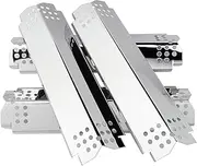 [ROCFAN] Grill Heat Plates Replacement Parts for Nexgrill 720-0830H, Stainless Steel Heat Tents, Burner Cover, Flame Tamer, Heat Shield for Home Depot Nexgrill 4 Burner 720-0830H, 14.6 Inch