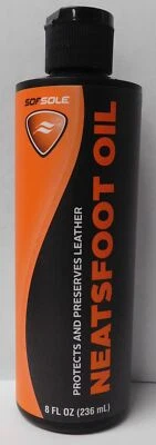 SofSole 82117 Neatsfoot Oil Leather Preservative & Protector 8oz USA