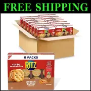 Convenient 112-Pack Peanut Butter Sandwich Crackers - Perfect On-the-Go Snack