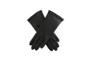 Dents Womens Emma Three-Point Leather Gloves - Black