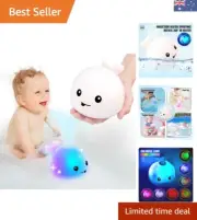 LED Whale Bath Toy with Automatic Spray for Fun Water Play - Gift for Kids