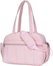 Gym Bag, Womens Duffle Bag, Adjustable Shoulder Strap Luggage Bag, Overnight Bag Tote for Exercise Outdoor Fitness Camping