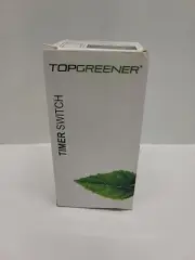 Topgreener Astronomical In Wall Programmable Timer Switch TGT01-H-W White