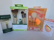 EcoTools 5 pc Make Up Brush Set, Echo Roller, Real Tech Brush & Sponge. 4 Pieces