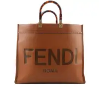 在飛比找博客來優惠-FENDI Sunshine 牛皮大款手提托特包_展示品 (