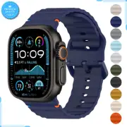 Silicone Apple Watch Band Series 10 42mm Strap 38mm 40mm 41mm New Bracelet Belt