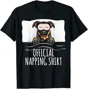 [X.Style] Beauceron Sleep Napping ds050 T-Shirt Black
