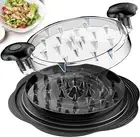 Pork Beef Chicken Shredder Large Tool Twist with Brush&Fork Strong Anti-Slip Str