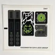 LEGO STICKER SHEET 70130 Sparratus' Spider Stalker Legends Chima Stickers Decals
