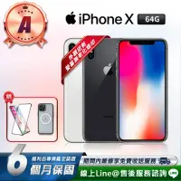 在飛比找momo購物網優惠-【Apple】A級福利品 iPhone X 64G 5.8吋