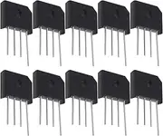 EMSea 10pcs KBU1010 Bridge Rectifier Bridge Lead Diode 1000V 10A Single Phases Diode Bridge Rectifier for Electronic Circuits Household Appliances