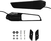 For DUCATI 959 1299 Panigale R/S 2015-2021 Rearview Mirrors Wind Wing Adjustable Rotating Side Mirror Aluminum Black Motorcycle Rearview Mirror(Large With Light3)
