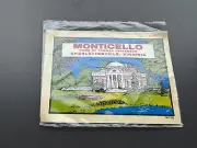 Vintage Monticello “Home of Thomas Jefferson” Decal, Charlottesville, VA