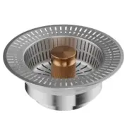 Drain Strainer Bounce Cores Drain Sink Plug Anticlogging Push-type Sink Stoppers