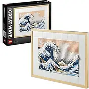 LEGO Art Hokusai – The Great Wave Building Set for Adults, Japanese Wall Art Model Kit, Creative Crafts Activity, DIY Home or Office Decor, Stress Relief 3D Puzzle for Him or Her 31208