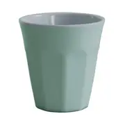 Serroni Café Melamine Two Tone Cup 260ml - Duck Egg Blue