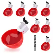 Professional Chicken Waterer Cups, 8 Packs Large Chicken Water Feeder, Tee Fi...