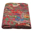 Handmade Kantha Quilt Farida Kahlo Prints Cotton Hippie Bohemian Picnic Throw