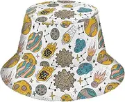 [FRODOTGV] Space Planets Womens Winter Faux Fur Bucket Hat Cozy Plush Bucket Hat Fisherman Hat for Women Men (User), Space Planets, One Size