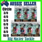 Circle DIY Hairy Hooks Flasher 3/0 4/0 5/0 6/0 7/0 8/0 10/0 12-packs AUS Stock