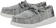 [Hey Dude] Girl's Wendy Youth Shoes, Yin and Yang, 1 Little Kid