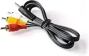 60cm 3.5mm Jack Plug Male to 3 RCA Adapter 3.5 to RCA Male Audio Video AV Cable Wire Cord