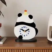 Panda Desktop Clock Desktop Decoration Arabic Numerals Cute Ornament Modern