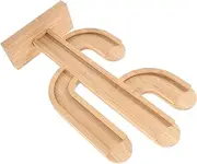BEBEMOKO Modern Minimalist Wooden Coffee Pod Storage Rack Cactus Shape Pod Holder for Home Bar