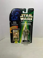 C-3PO Star Wars Power of the Force PoTF2 Green Card A New Hope 1997 droid figure