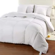 All Season Microfibre Comforter, Doona Quilted Duvet, Soft and Box Stitched Quilt