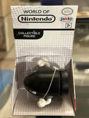 World of Nintendo Figure CAPTURED BULLET BILL Super Mario Jakks Pacific NEW 2018