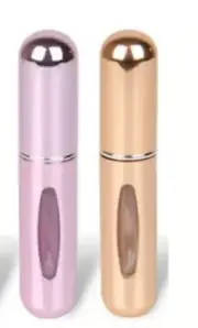 Perfume Atomiser 5 ml Spray Pump Refillable Portable Bottles Ideal for Travel