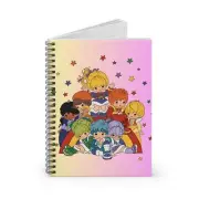 Rainbow Brite Spiral Notebook Notes Diary Book Writing Journal Planner Gift Idea
