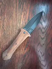 New In Box! Boker Plus Smatchet Dagger Folding Knife Rosewood 4” Black