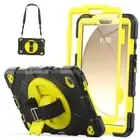 Case for Samsung Galaxy Tab A9 Case 8.7 Inch with Screen Yellow