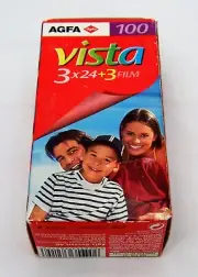 Selection of Agfa Vista ISO 100 & 200 expired 35mm film - 2 X 3 Packs