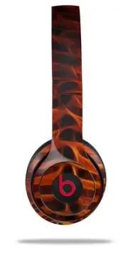 Skin Wrap for Beats Solo Wireless 2 3 4 Fractal Fur Tiger SKIN ONLY