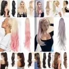 Ombre Drawstring Ponytail Wig Layered Pony Tail Hairpiece Daily