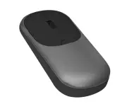 Rechargeable Bluetooth Mouse, Slim Silent Computer Mouse Dual Mode 2.4G Wireless Mouse Portable Cordless Mice for PC Laptop iPad Windows/Mac/Android-B