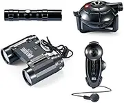 Sunny Days Entertainment Surveillance Kit – Kids Spy Toy | Electronic Motion Sensor Device for Spying | Binoculars and Bright Flashlight with Microphone - Maxx Action