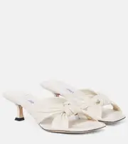 [Jimmy Choo] Jimmy Choo Avenue 50 leather sandals AU 6.5 white