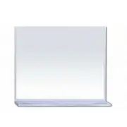 750*770 mm Mirror White Polyurethane Frame with Shelf for Bathroom Laundry