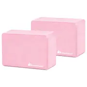 2PCs Non-Slip Yoga Blocks, High-Density Yoga Foam Blocks Pink