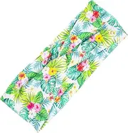 [ARTSEWPLY] Elastic Knotted Headband for Sports Breathable Sweatband for Yoga Running and Workouts Hawaiian Design Moisture-Wicking Lightweight