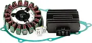 Areyourshop Magneto Coil Stator + Voltage Regulator + Gasket Assy For Ho-nda Storm 125 CB125E GLH 125 2012-2013
